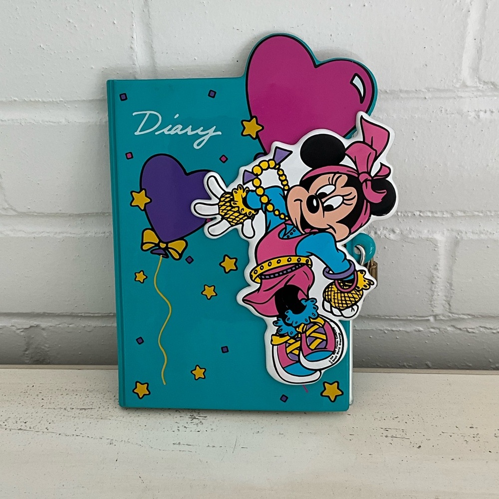 Girls Disney Minnie Mouse Secret Diary With Lock And Key